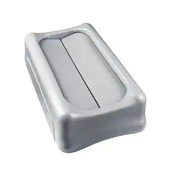 Rubbermaid Commercial Products SLIM JIM Swing Lid for Use with 16/23 GAL Vented Slim Jim Containers, for Kitchens/Classrooms/Offices/Back of House, Black
