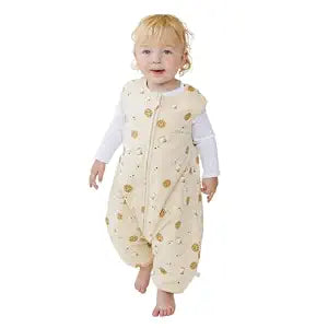Tealbee Dreamsuit Toddler Sleep Sack with Feet  Walker Sleep Bag with Legs, Rayon made from Bamboo, Winter 1.5 TOG, 2-Way Zipper, 12m-2T - Cookies