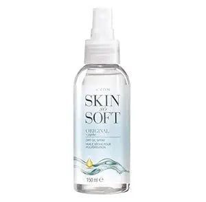 AVON SKIN SO SOFT Original JOJOBA Dry Oil Spray (5 Fl. Oz) Each ��� Travel-Friendly Luxury Lightweight Body & Hair Oil Mist ��� Fast-Absorbing, Non-Greasy, Silky Smooth Finish 150ML