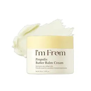 I’m From Propolis Butter Balm Cream, Deep Moisturizing Barrier Repair Cream with Propolis & Honey Extract, Rich Butter Balm Texture for Dry & Sensitive Skin, Korean Skincare, 1.69 fl. oz