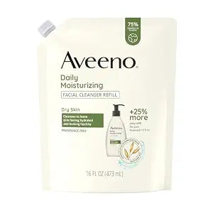 Aveeno Daily Moisturizing Facial Cleanser, Fragrance-Free, 16 fl oz