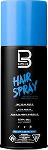 L3 Level 3 Hair Spray Long Lasting and Strong Hold Great for Men and Women