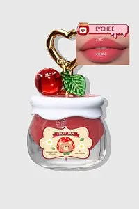 Nekoyanin Fruit Jam Lip Gloss Keychain (Lychee, 1.5oz)