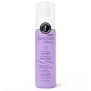 Function of Beauty Wavy Hair Mousse for Styling - Anti-Frizz Hair Styler