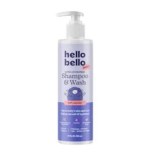 Hello Bello Baby Shampoo & Body Wash, Soothing Soft Lavender Scent, 10oz