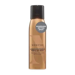 Morphe Jumbo Continuous Prep & Set Face Mist - Hydrating Setting Spray for Makeup & Skin Prep - Enriched with Ceramides and Antioxidants for a Radiant Finish (6.5 oz)