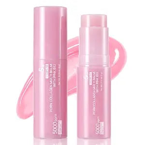 PDRN Pink Volufiline Collagen Multi Balm Stick, Hydrating 2-Pack