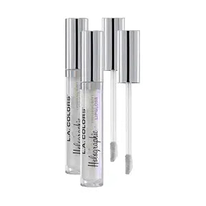 L.A. COLORS Holographic Iridescent Lipgloss, Diamond Lite CLG423 (Pack of 2)