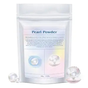 Pearl Powder Organic, 100% Natural DIY Skincare - Brightens, Whitens Skin, Anti-Aging, Firms Skin, Minimizes Pores, Hydrates, Antioxidant, Enhances Elasticity, Soothes, 100g (3.52oz)