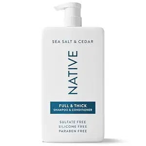Native Full & Thick 2-in-1 Shampoo & Conditioner Sea Salt & Cedar 36 fl Oz.