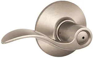 2 Each: Schlage Accent Privacy Lever Lock (F40VACC619)