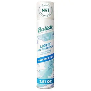 Batiste Light Dry Shampoo, Unscented Fragrance Free, 3.81 Oz