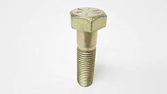 New Lot of 20 Fastenal 15416 7/8-9 X 3.25" HCS Hex Cap Screw Wax Yellow Zinc