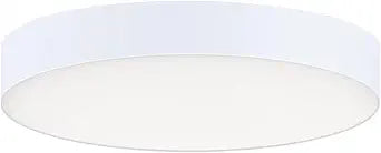 Maxim Lighting Trim 5" 1-Light Flush Mount | White Finish | White Polycarbonate Shade | Transitional Flush Mount | Ideal for Bedrooms, Hallways & Entryways | Dimmable | 57660WTWT