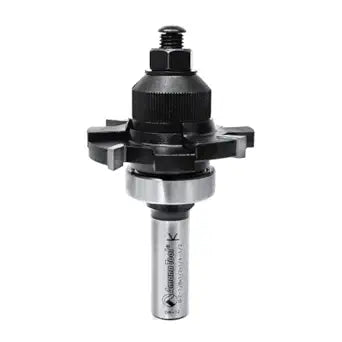 Amana Tool - 55510 E-Z Dial Slot Cutter 4 Wing x 2-1/8 Dia x 1/4-1/2 x 1/2" Shank