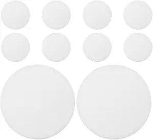 Hemobllo 10-Pack 4-Inch LED Ceiling Light Diffuser Covers Anti-Glare Soft Light Shades Plastic Lampshades for Recessed and Spotlights for Home and Office Lighting
