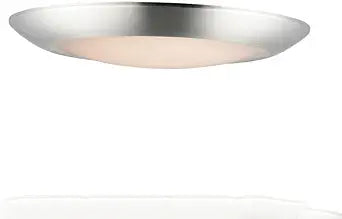 Maxim Lighting Diverse 13" 1-Light Light Fixture | Satin Nickel Finish | White Glass Shade | Transitional Light Fixture | Ideal for Residential Interiors | Dimmable Damp Rated | 57933WTSN