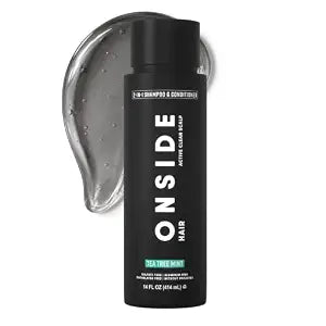 ONSIDE Men's 2-in-1 Shampoo and Conditioner, Tea Tree Mint,14 fl oz