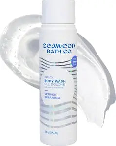 Seaweed Bath Co. Calm Body Wash, Vetiver Geranium, 12 oz