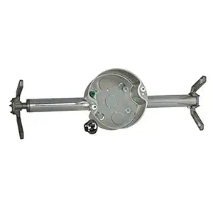 Hubbell Raco 936 Ceiling Fan Box and Support, 4 in , Gray Pack of 4