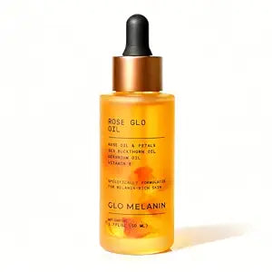 Glo Melanin Rose Glo Oil ��� Natural Brightening & Soothing Facial & Body Oil