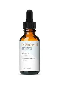 D-Panthenol Liquid 75% Provitamin B5 Solution (1 Oz / 30 mL) – Provitamin B5 (D-Panthenol) 75% Solution for Skin, Hair, and Cosmetic Formulations, Moisturizing Ingredient by Talsen Chemicals