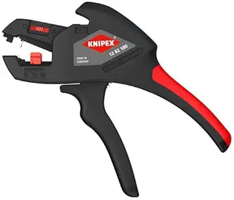 KNIPEX Tools 12 62 180 SBA ComStrip Automatic Wire Stripper 10-24 AWG, 7-1/4"