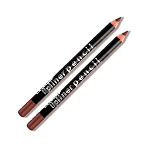 L.A. COLORS Lipliner Pencil, Chocolate CP528 (Pack of 2)