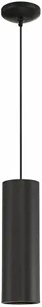 Access Lighting 29002LEDDLP-MBL-C Pilson Pendant, 1-Light 10 Watts, Matte Black