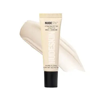 Nudestix Hydrating Peptide Lip Butter ï¿½ï¿½ï¿½ Glossy Lip Balm with Avocado, Shea Butter & 2% Peptides for Hydration & Plumping | Clean, Vegan & Cruelt