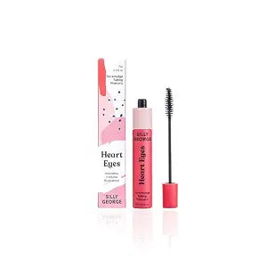 Silly George Heart Eyes Mascara - Smudge & Budge Free Lashes, Cruelty Free & Vegan