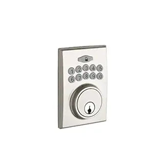 Copper Creek DBF3410SS Square Electronic Keypad Deadbolt, Satin Stainless