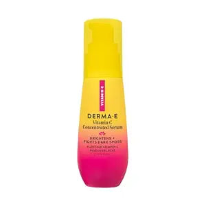 DERMA E Vitamin C Concentrated Face Serum to Hydrate & Brighten, 1.7 Oz