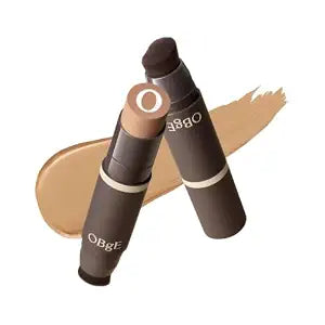 OBgE Seamless Foundation Stick PRO with Built-in Brush #4 Tan, 0.49oz