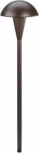 Kichler 15323AZT Eclipse Path & Spread 1-Light 12V, Textured Architectural Bronze