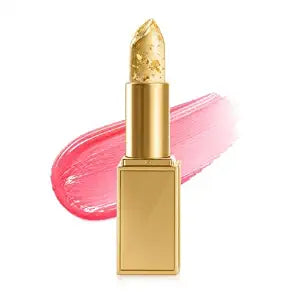 pH Lipstick Color-Changing for Women, Transfer-Proof Color Changing Lipstick Long Lasting with Clear Gold Foil, Moisturizing & Nourishing Lip Balm