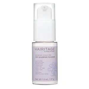 Hairitage Jumbo Dry Shampoo Non-Aerosol Powder for Oily Hair - Mattifying, Volumizing, Style Extending, For Men & Women, Easily Blended, Absorbs Oil, Sweat, Odor, Lightweight, Vegan, 1.3 oz