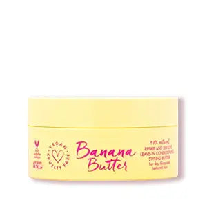 Umberto Giannini Coily Banana Butter Repair + Restore Leave-in Conditioner Vegan Cruelty Free 97% Natural