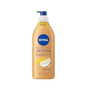 NIVEA Skin Firming Melanin Beauty & Hydration Body Lotion, Q10, 16.9 Fl Oz