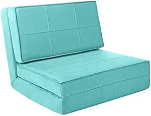 Urban Lifestyle Ultra Suede Convertible Flip Chair, Teal