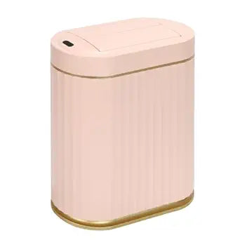 SYNCVIBE Bathroom Trash Can with Lid Butterfly 2 Gallon Sensor Trash can, Dorm Decor Waterproof Garbage Can, Automatic Slim Trash Bin, Under-Counter Wastebasket for Kitchen, Bedroom, Living Room, Pink