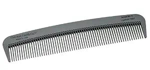 Chicago Comb Model 3 Carbon Fiber, Made in USA, Anti-static, 5.5 inches (14 cm) long, Fine-tooth, Pocket, Travel, EDC comb, Finer Hair and Beards
