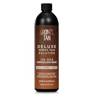 Bronze Tan Dark Spray Tan Solution for Spray Tan Machines, 250 mL