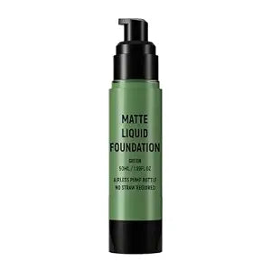 Green Face Paint, Liquid Makeup Foundation, Flawless & Full Coverage Demi Matte Finish, Professional Body Paint For Halloween Cosplay, Wicked Witch, Elphaba, Ogre, Grinch, Shrek SFX Make up