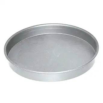 American Metalcraft HA80182 Straight-Sided Aluminum Pizza Pan - 18 in Diameter 2 in Depth - 14 Gauge Heavy Duty Pan  Bakeware for Pizzeria, Bakery, Commercial Kitchen & Caterers