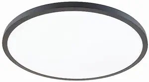 WAC Lighting, Round 15in LED Energy Star Flush Mount 3500K in Black
