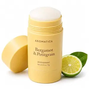 AROMATICA Bergamot & Petitgrain Deodorant for Women and Men