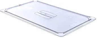 Carlisle FoodService Products StorPlus Handled Lid for Food Pan, Cover for Food Storage Containers, 20.75" x 12.88", 6 Count, Clear