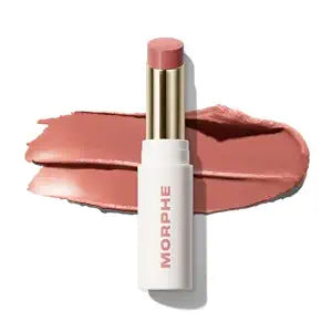 Morphe Liplock Glossy Lipstick, Caught Rose, 0.14 oz