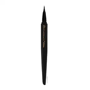 Infinity Liquid Eyeliner in Shade Enigma Long Lasting Waterproof Liquid Eyeliner Naturally Formulated, Vegan & Gluten-Free Longwearing with Ultra-Fine Tip - (Carbon Black)